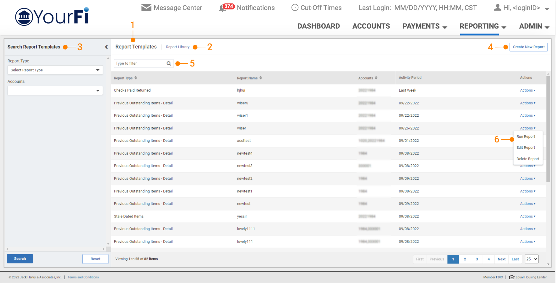 TM QRG Account Reconciliation Reporting 8