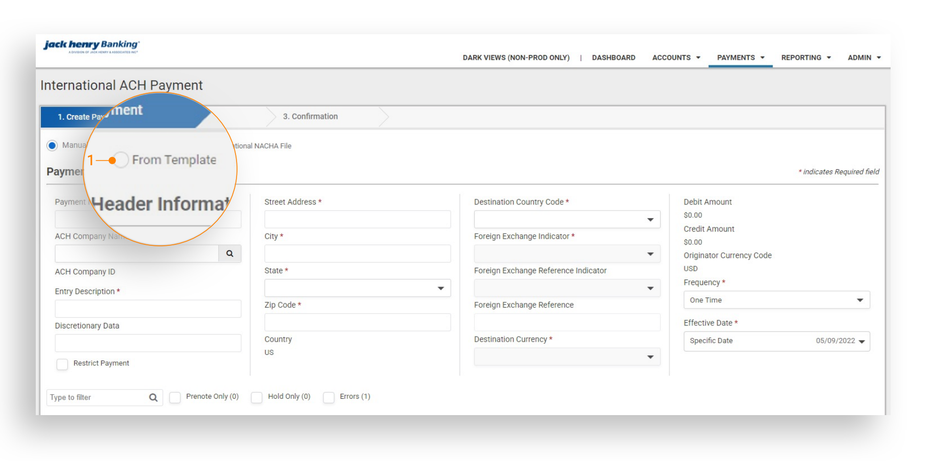 TM QRG International ACH Payments From Template 9
