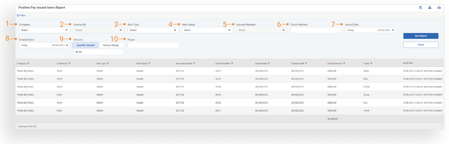 TM QRG Back Office Reports 14