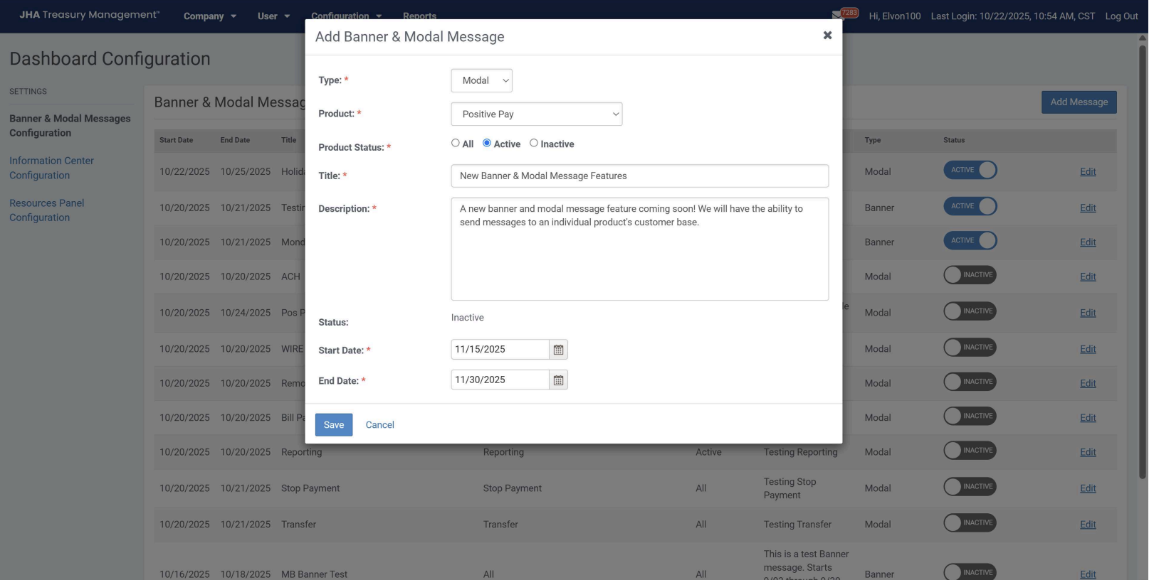 TM QRG Banner & Modal Messages 2