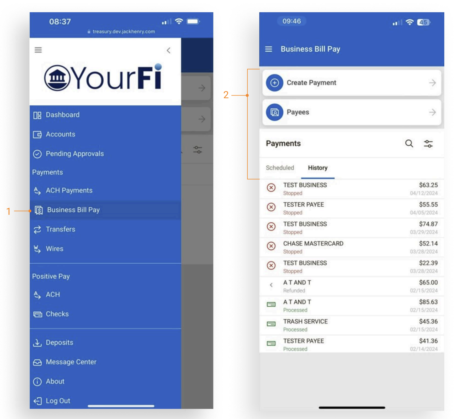 TM QRG Mobile Business Bill Pay