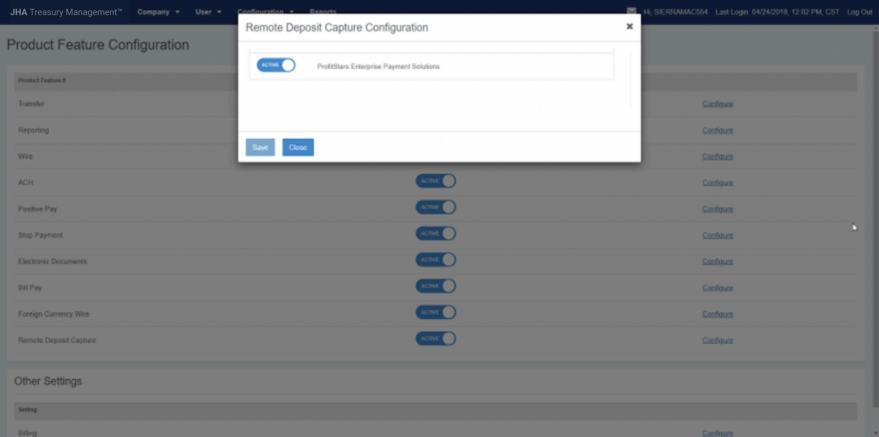 TM QRG Remote Deposit Capture Configuration 3