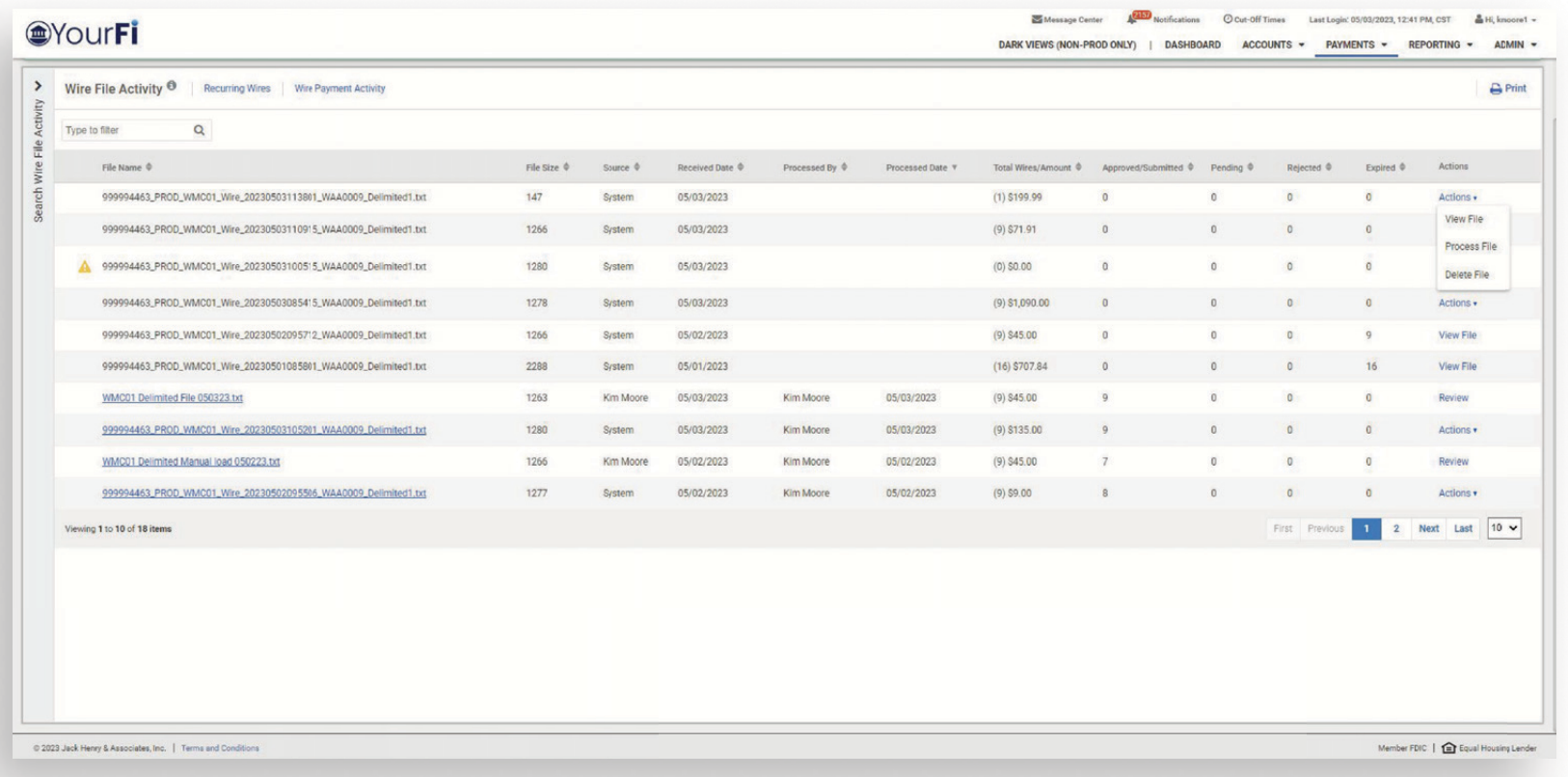 TM QRG Wire File Data Transmission via sFTP Capture 8